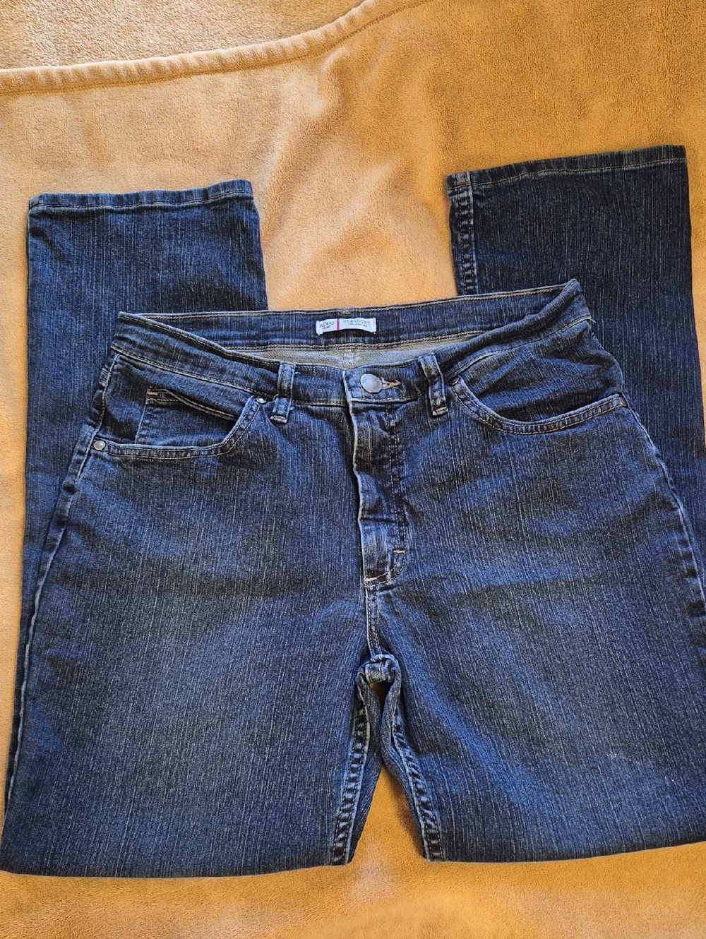 Lee Riders Classic Fit Women's Dark Blue Straight-Leg Jeans SZ 12